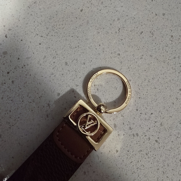 Louis Vuitton Brown and Gold Keychain - Picture 2 of 5